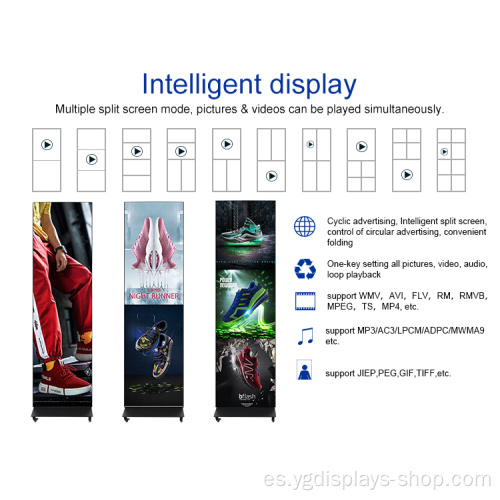 Pantalla LED interior P2.5 para publicidad